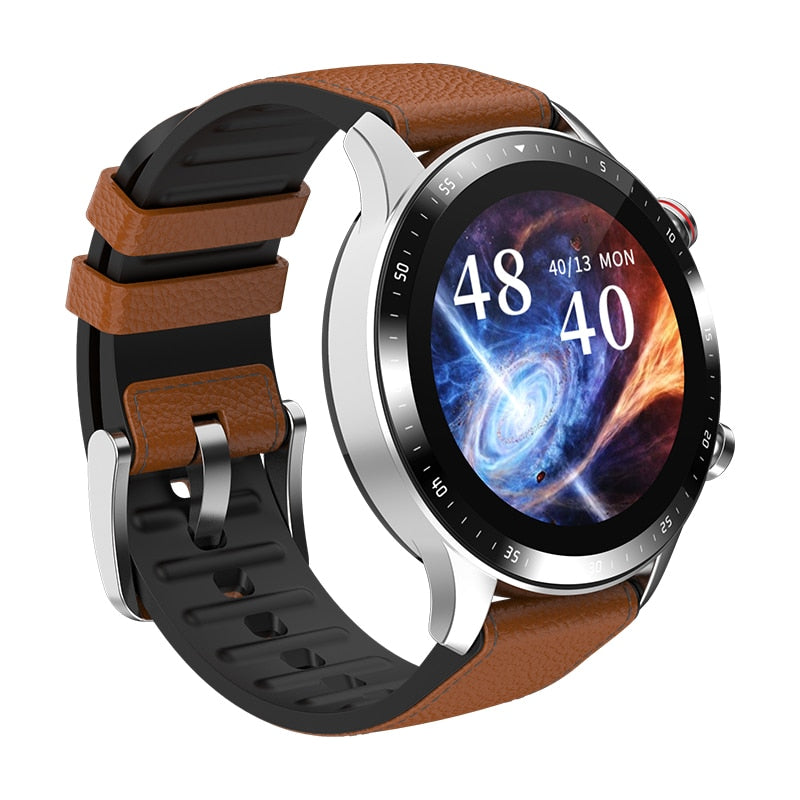 New FG08 1.3 Inch Smart Watch Full Touch Round Screen Display Bluetooth Call Waterproof TWS Music Smartwatch for Android IOS