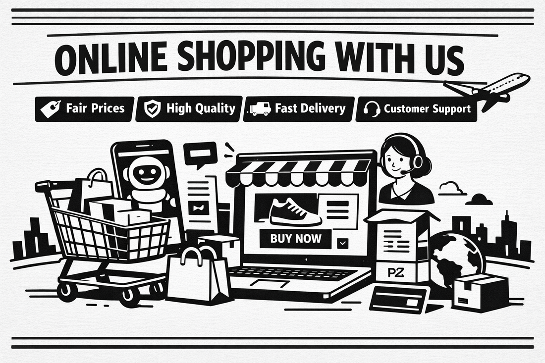 Online shopping with us