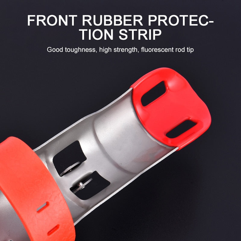 ახალი სათევზაო ანკესის დამჭერები, ავტომატური სათევზაო უჟანგავი ფოლადის ჯოხის შესანახი 32 სმ გარე სათევზაო აქსესუარების სამაგრი გარე გამოყენებისთვის