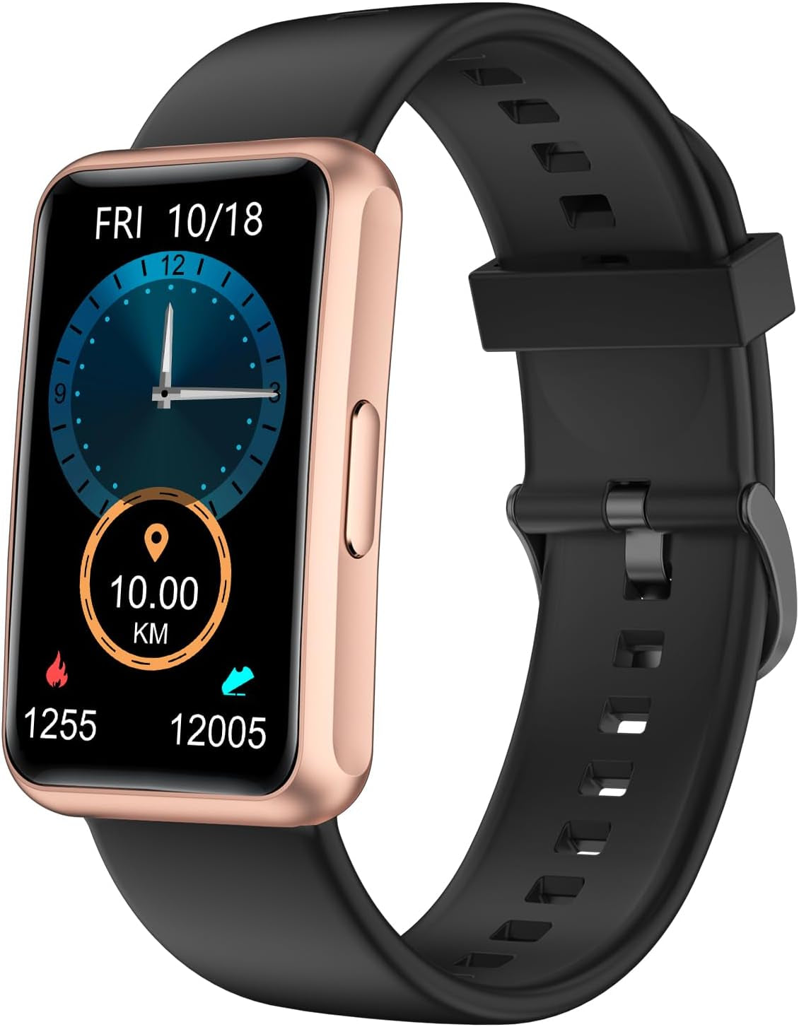 Fitness Tracker No Bluetooth No APP No Phone Needed, Fitness Watch for Men Women Parents IP68 Waterproof with Full Touch Screen Steps Calories Counter Sleep Tracker Alarm Clocks (Purple)