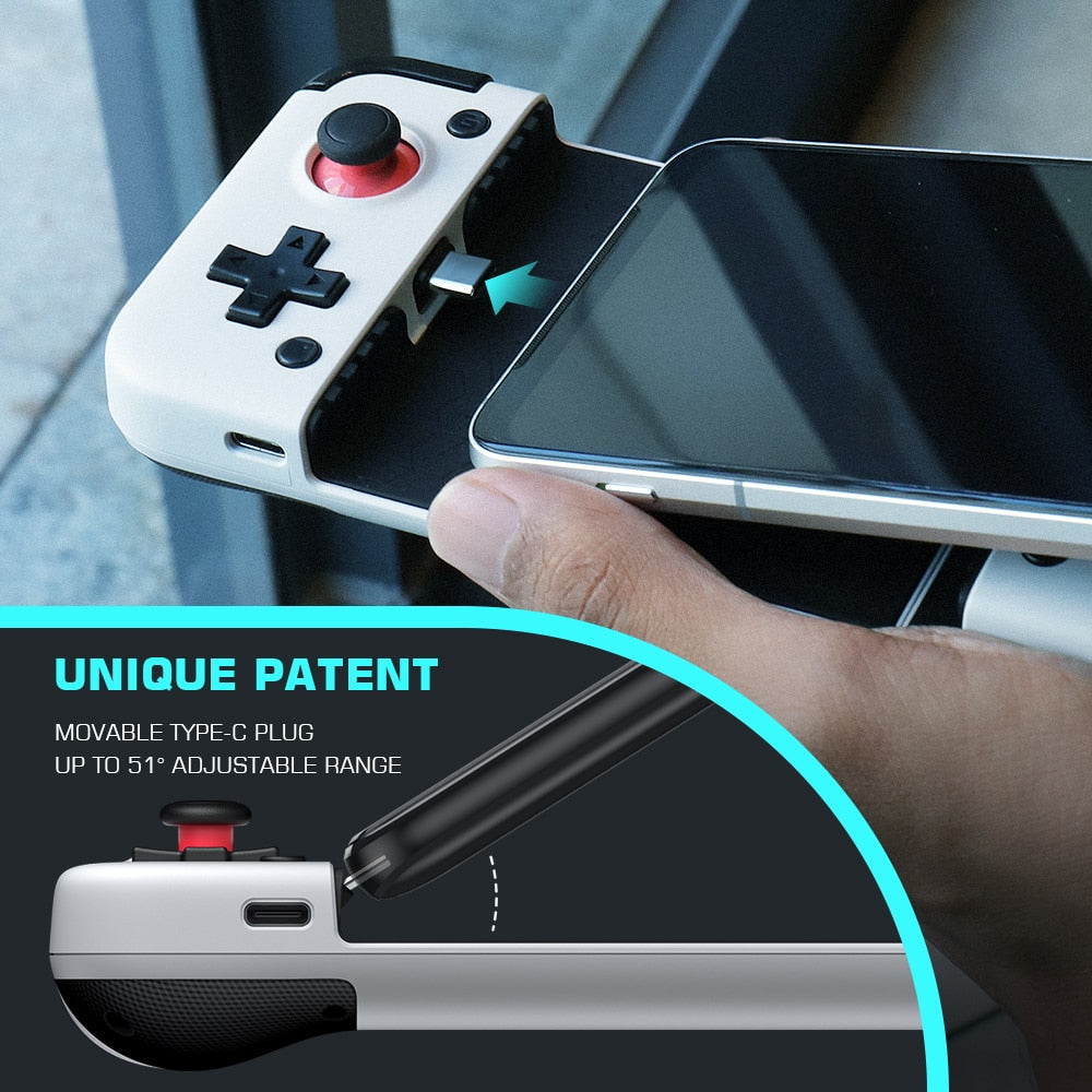 GameSir X2 Type-C მობილური გეიმპედი სათამაშო კონტროლერი Xbox Game Pass-ისთვის, PlayStation Now-სთვის, STADIA-სთვის, GeForce Now-სთვის, Parsec-ისთვის, LiquidSky-სთვის 