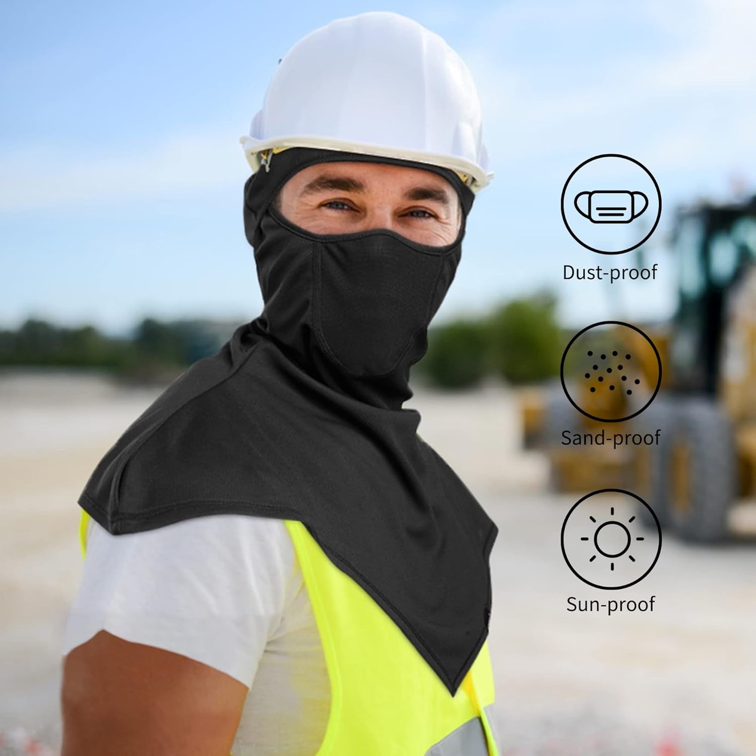 Balaclava - Summer Sun Protection Motorcycle Fishing Sun Mask Breathable Windproof Long Face Mask for Men Women
