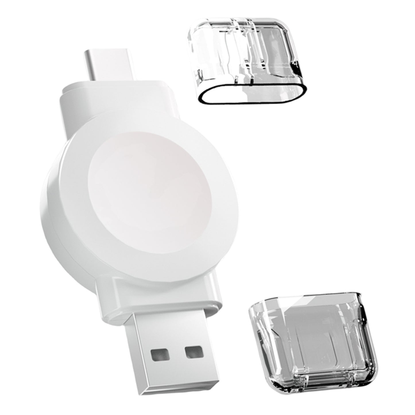 1 Pack Smart Watch Wireless Charger, Portable Magnetic Cordless Travel Charger Suitable for Iwatch
