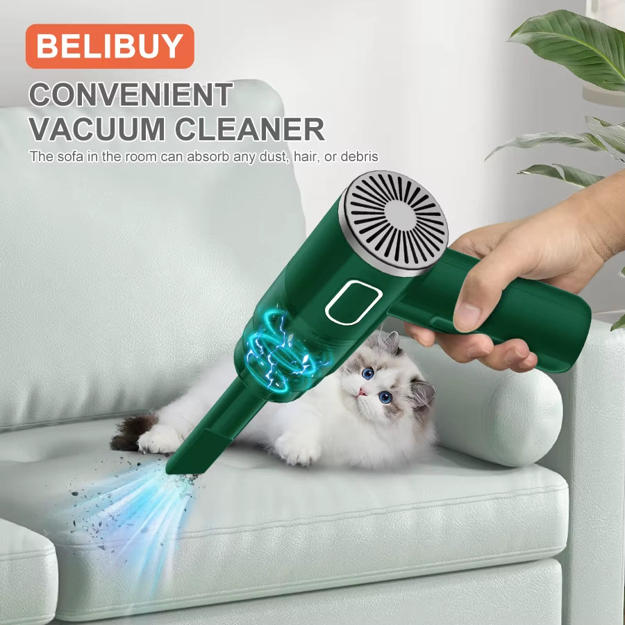 BELIBUY Wireless Car Vacuum Cleaner Home Appliance Sofa Cleaning Machine High-Power Household Carpet Cleaner Mini Vacuum Cleaner