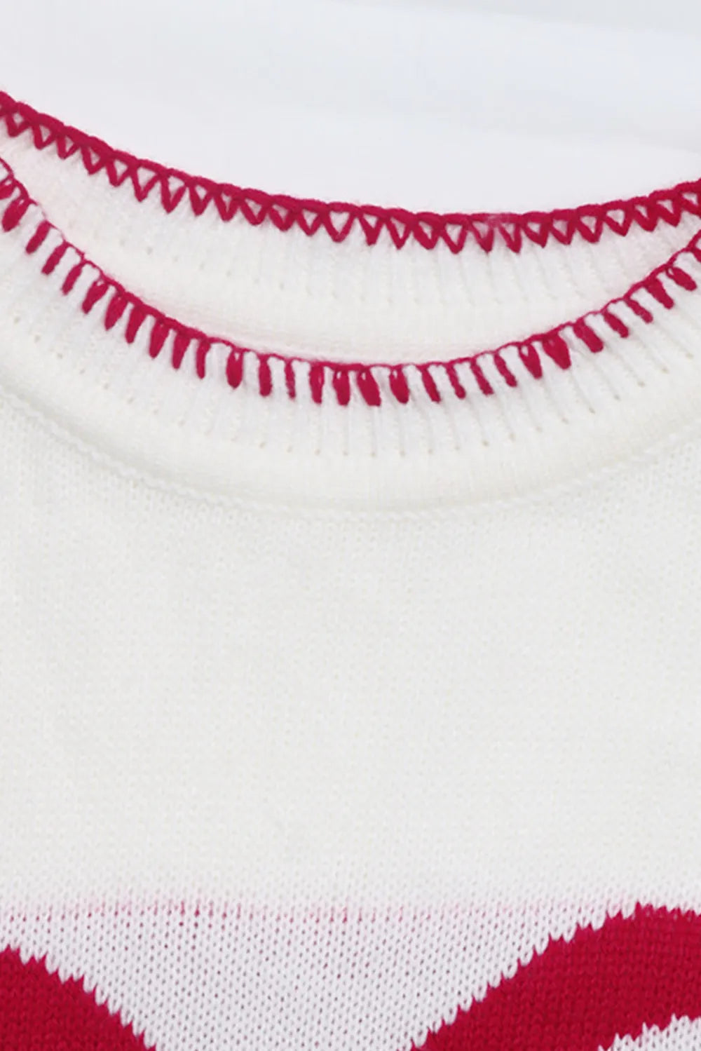 Sweet and versatile loose long sleeved round neck Christmas sweater for women