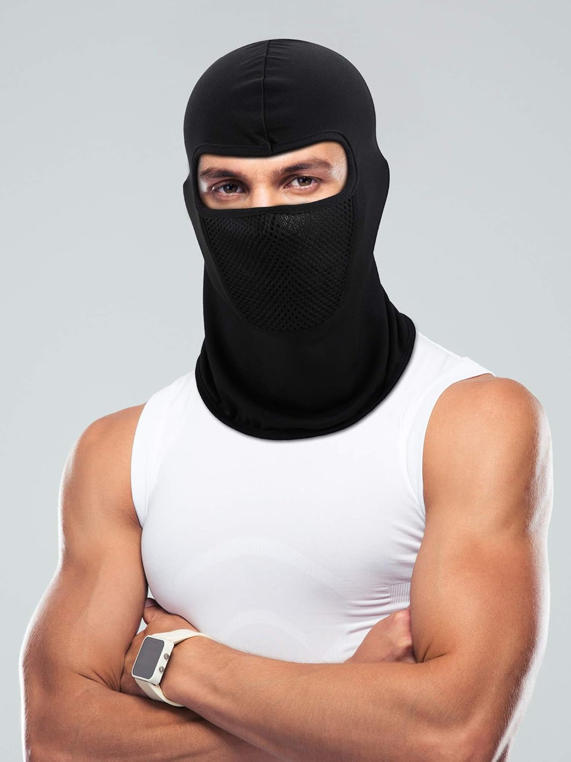 6 Pieces Balaclava Ski Mask Sun Protection Full Face Cover Breathable Balaclava Face Mask for Motorcycle and Cycling