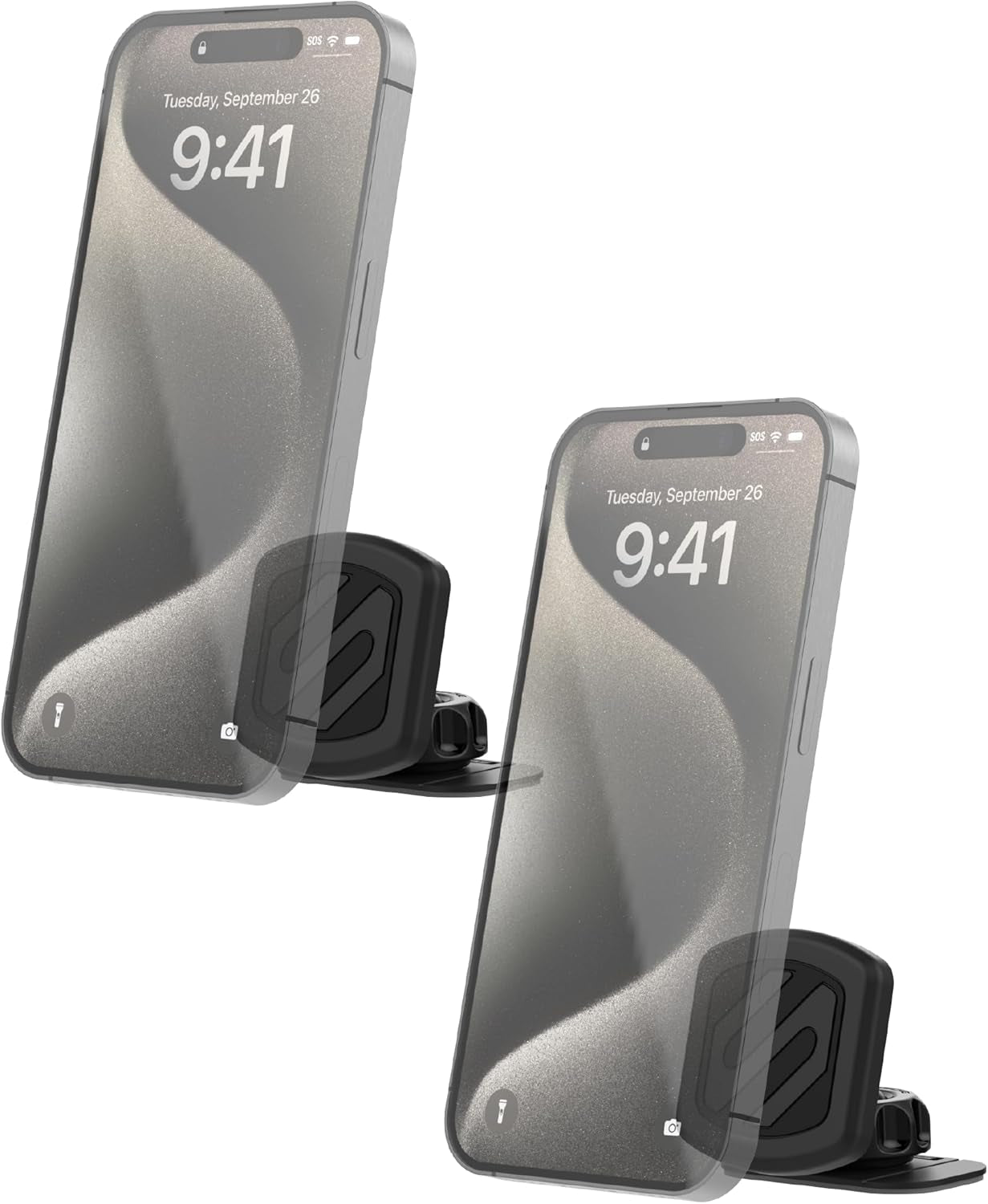 MAGWSM-10PKFLT Magicmount Magnetic Suction Cup Phone Mount for Car Dashboard or Windshield, 360° Adjustable Magnet Head, Universal Cell Phone Holder for Iphone, Samsung & More (Pack of 10)