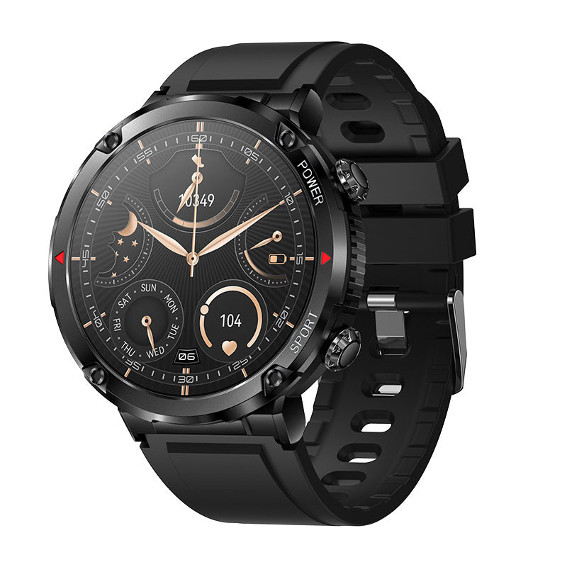 T30 გარე Bluetooth ზარის ჭკვიანი საათი დიდი ეკრანით HD ეტაპობრივად გულისცემის სიხშირე არტერიული წნევის მულტივარჯიშის ჭკვიანი საათი