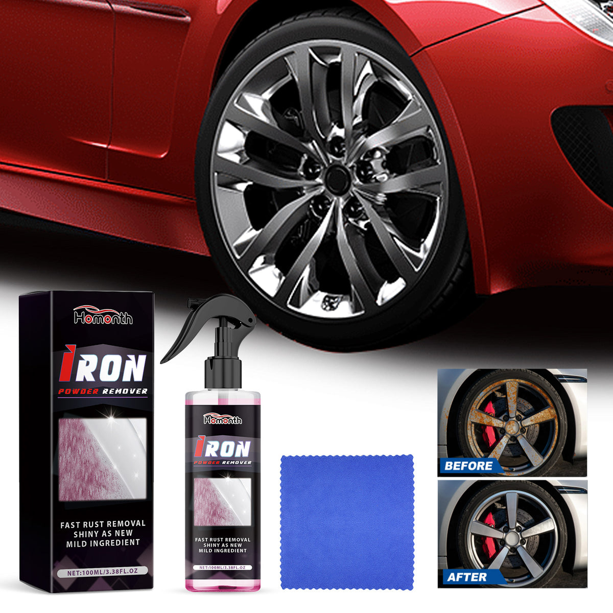 Wheel Paint Removal Iron Spray, Automobile Metal Rust Refurbishment Anti-Rust Care And Maintenance Cleaner