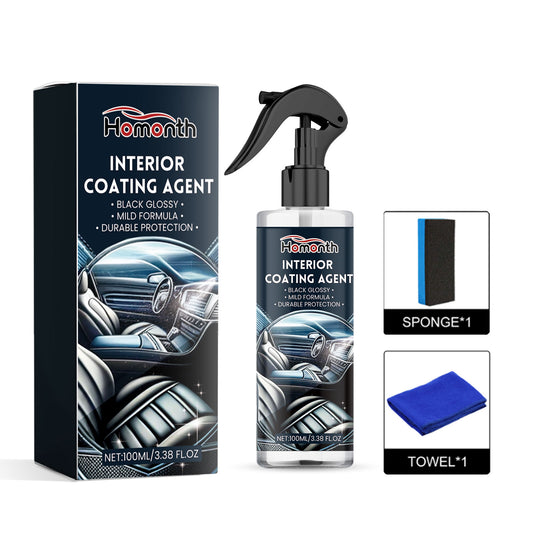 Interior Coating Agent, Instrument Panel Seat Leather Multi-Purpose Refurbishment Cleaning Agent