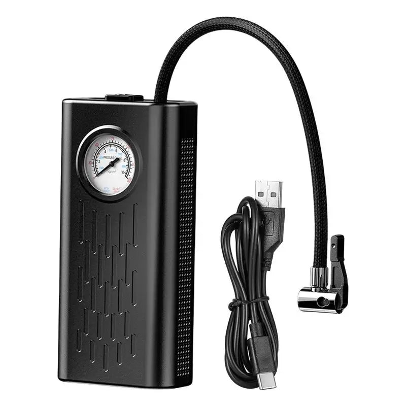Air Pump for Car Tires Wireless Pump with Pointer Pressure Gauge Air Pump Portable Tire Pump for Car Tires Motorcycles Balls