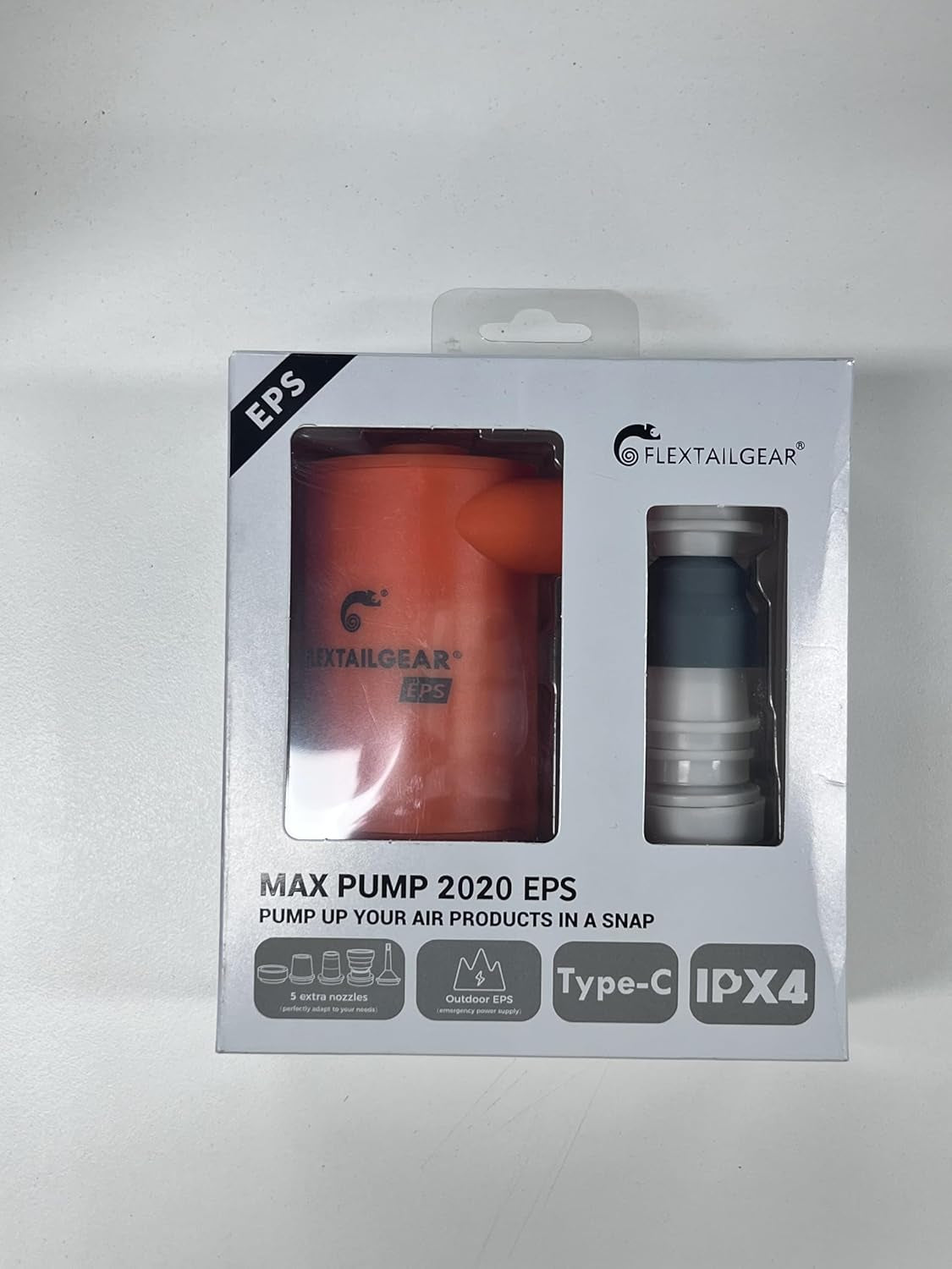 Portable Camping Air Pump, Electric Air Mattresses Pump with 3600Mah Emergency Power Supply, 300 L/Min Airflow for Rapid In/Deflation for Air Bed, Pool Float, Inflatables, Sleeping Pads