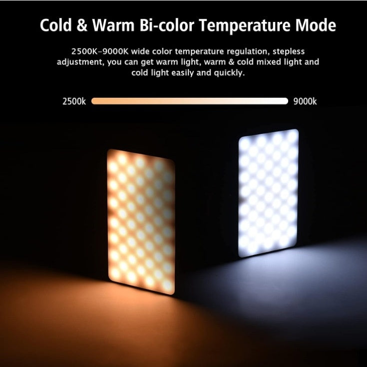 საზღვრისპირა მობილური პირდაპირი ეთერის ვიდეო ტრანსლაცია ფოტოგრაფიის შემავსებელი განათება LED ფლეშ განათება კამერის განათების ნათურა ვიდეო კონფერენციის VLOG ნათურა