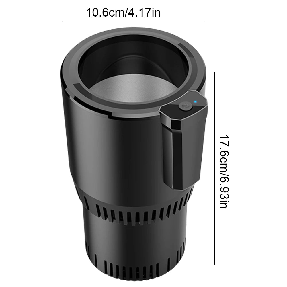 2 in 1 Auto Refrigerator Cooling Heating Cup 12V 36W Smart Car Cup Mug Holder Insulation Drink Cooler Cup for Outdoor Travelling