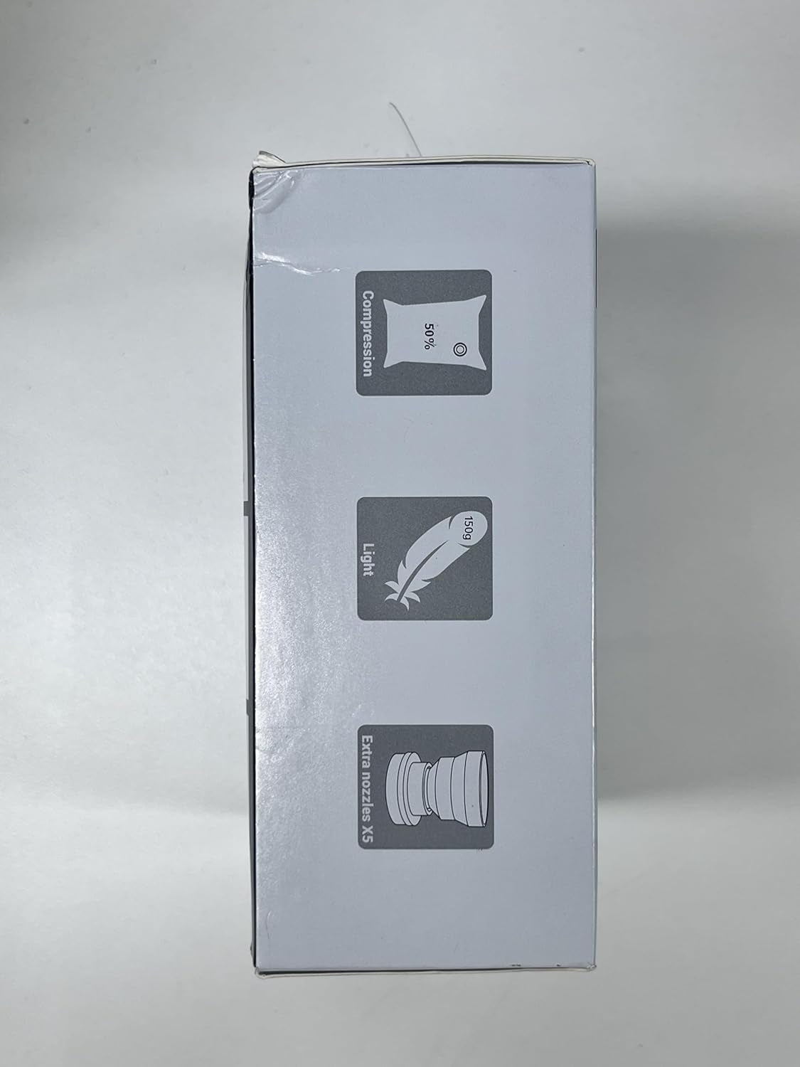 Portable Camping Air Pump, Electric Air Mattresses Pump with 3600Mah Emergency Power Supply, 300 L/Min Airflow for Rapid In/Deflation for Air Bed, Pool Float, Inflatables, Sleeping Pads