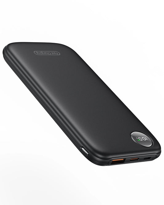 Fast Charging Power Bank, 10000Mah Portable Charger for Iphone, 22.5W USB C In&Out Battery Pack Phone Charger Portable, Slim Powerbank for Iphone 16/15/14 Series, Samsung, Google,Android