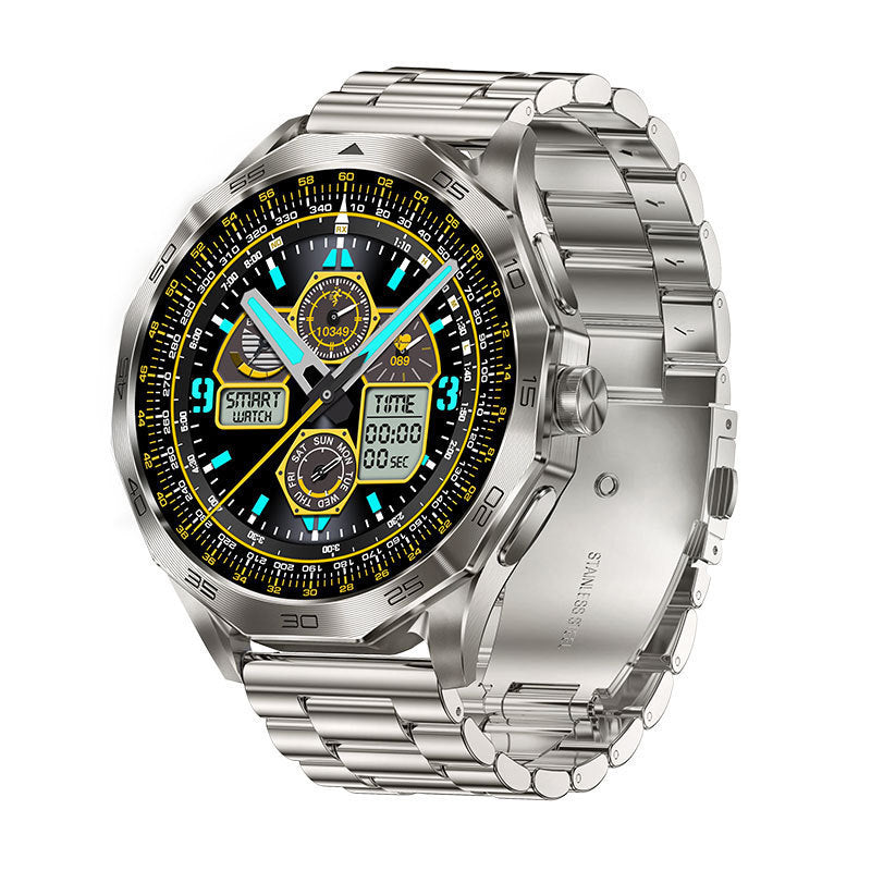 DA03 ჭკვიანი საათი Bluetooth ზარის მუსიკა გულისცემის სიხშირე არტერიული წნევის ჯანმრთელობის მონიტორინგი მრავალ სპორტული ჭკვიანი საათი