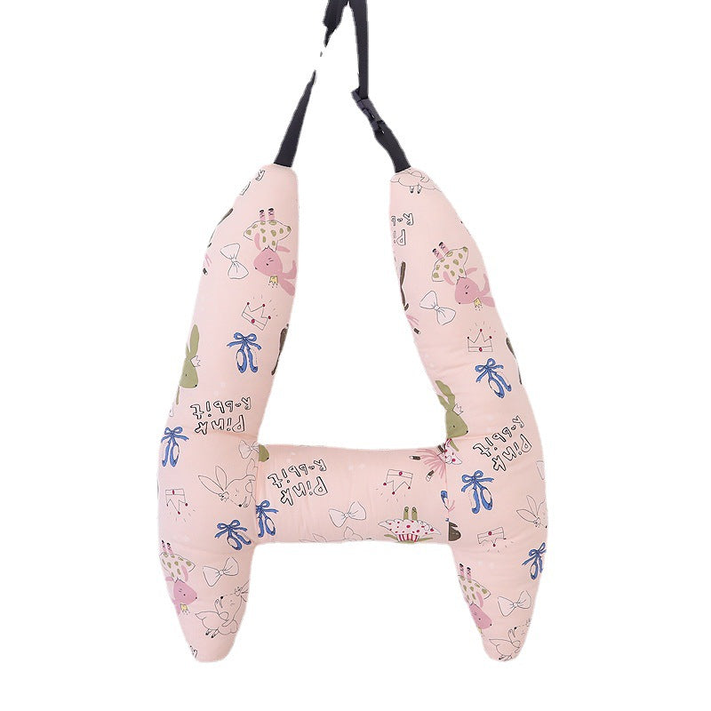 Car Sleeping Pillow Dual purpose Cotton Breathable Summer Car Adult Adult Children Washed Pillow Interior Supplies