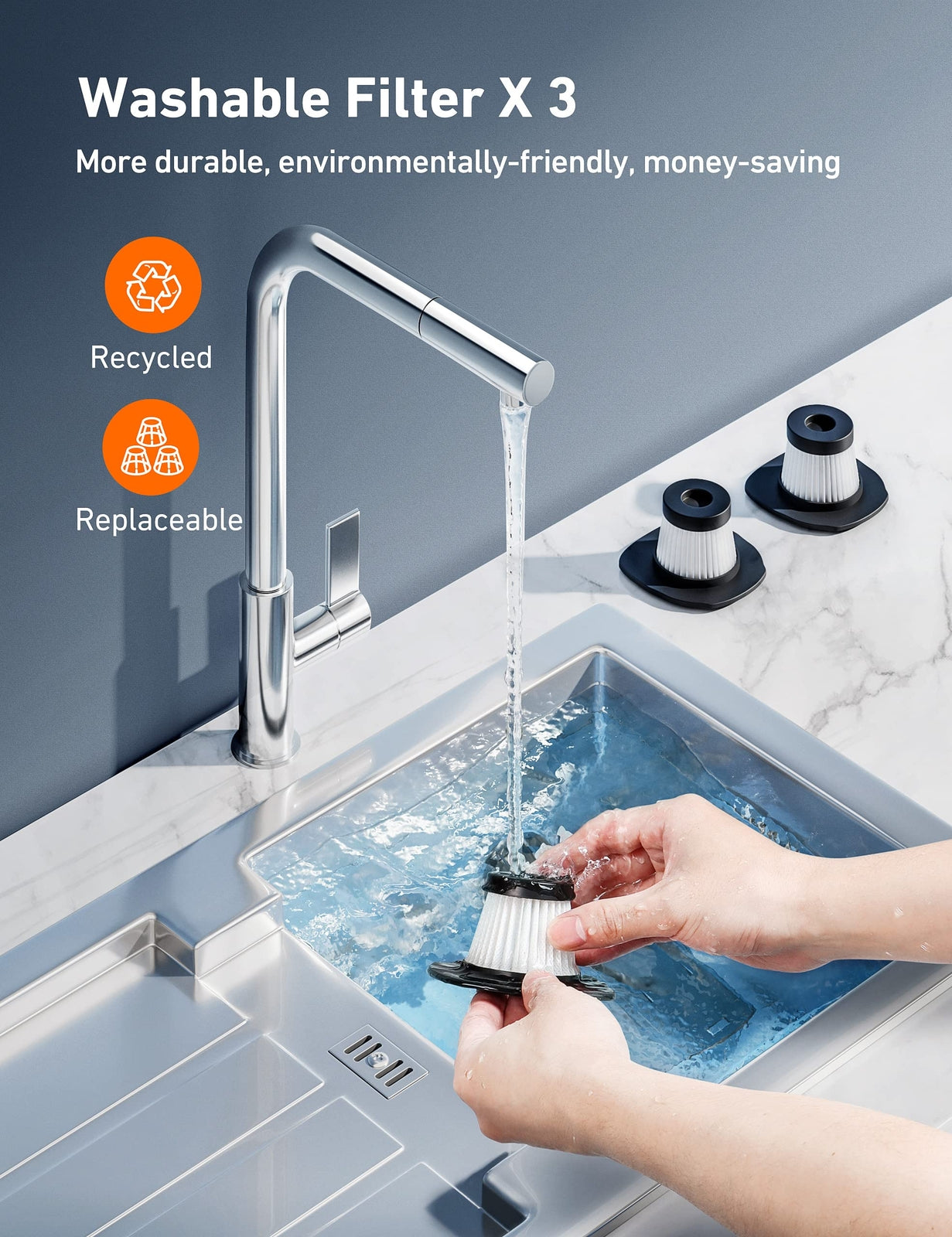 Car Vacuum DC 12V High Power Portable Handheld Auto Vacuum Cleaner for Car