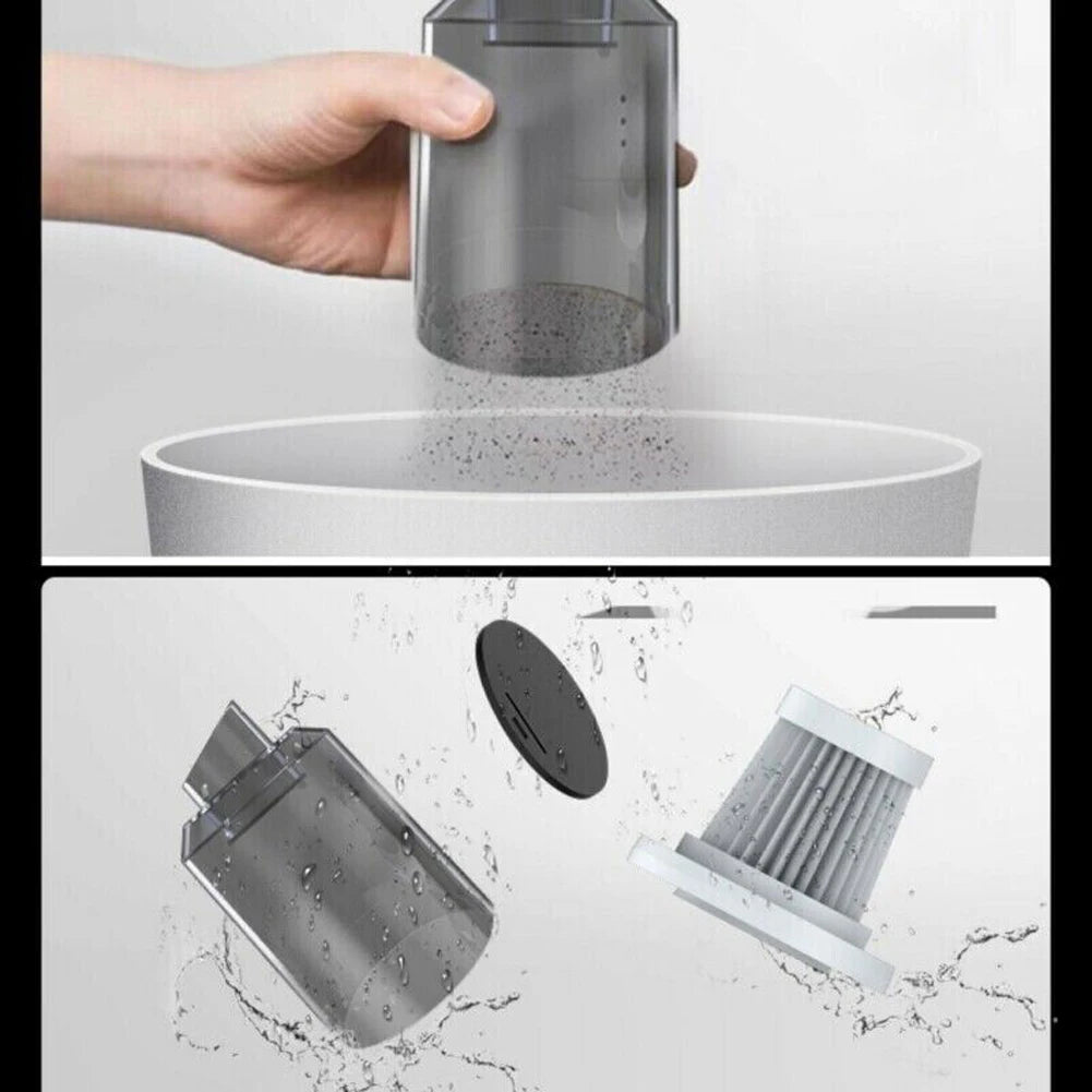 6000Pa Cordless Handheld Vacuum Cleaner 120W High Power Vacuum Cleaner Fully Automatic Power Cleaning Appliance for Home and Car