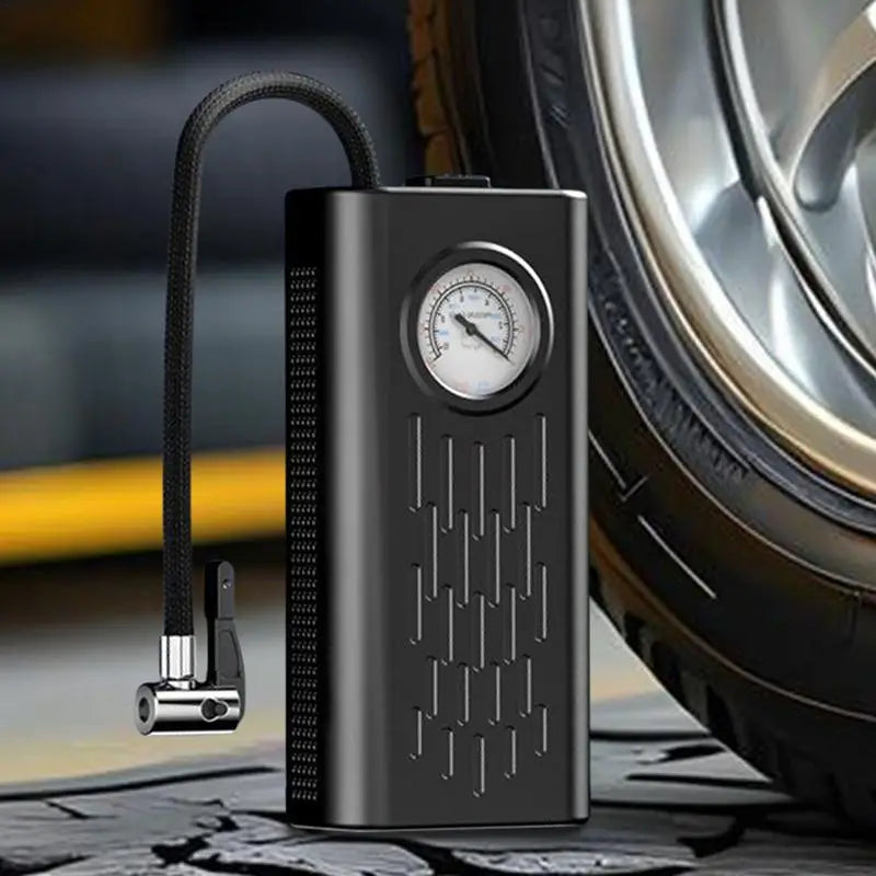 Air Pump for Car Tires Wireless Pump with Pointer Pressure Gauge Air Pump Portable Tire Pump for Car Tires Motorcycles Balls