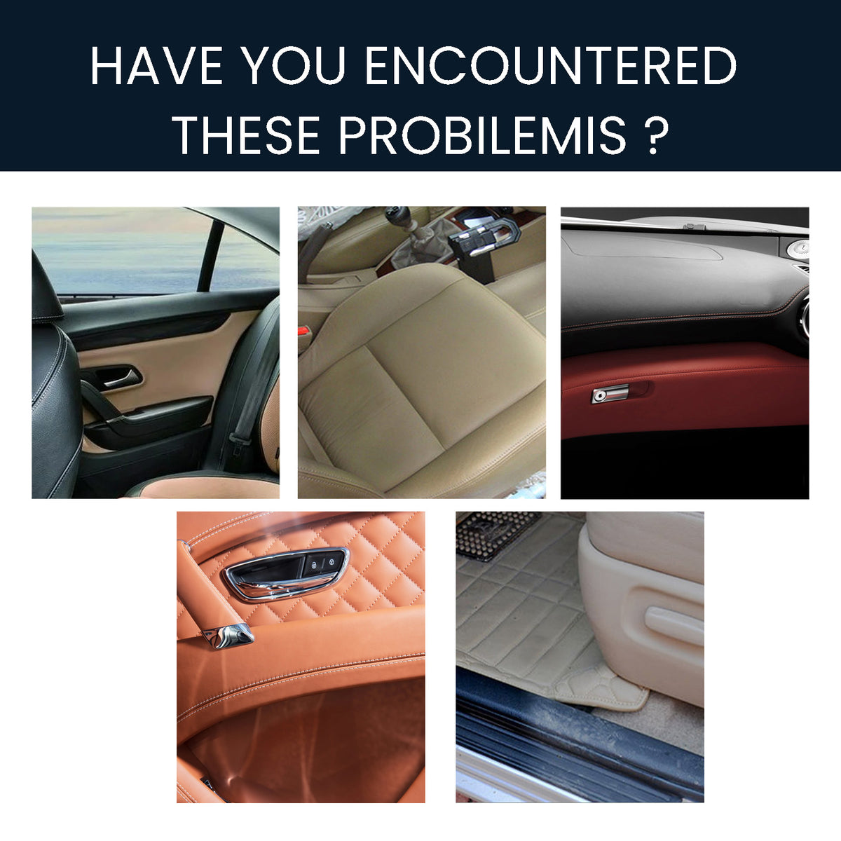 Interior Coating Agent, Instrument Panel Seat Leather Multi-Purpose Refurbishment Cleaning Agent