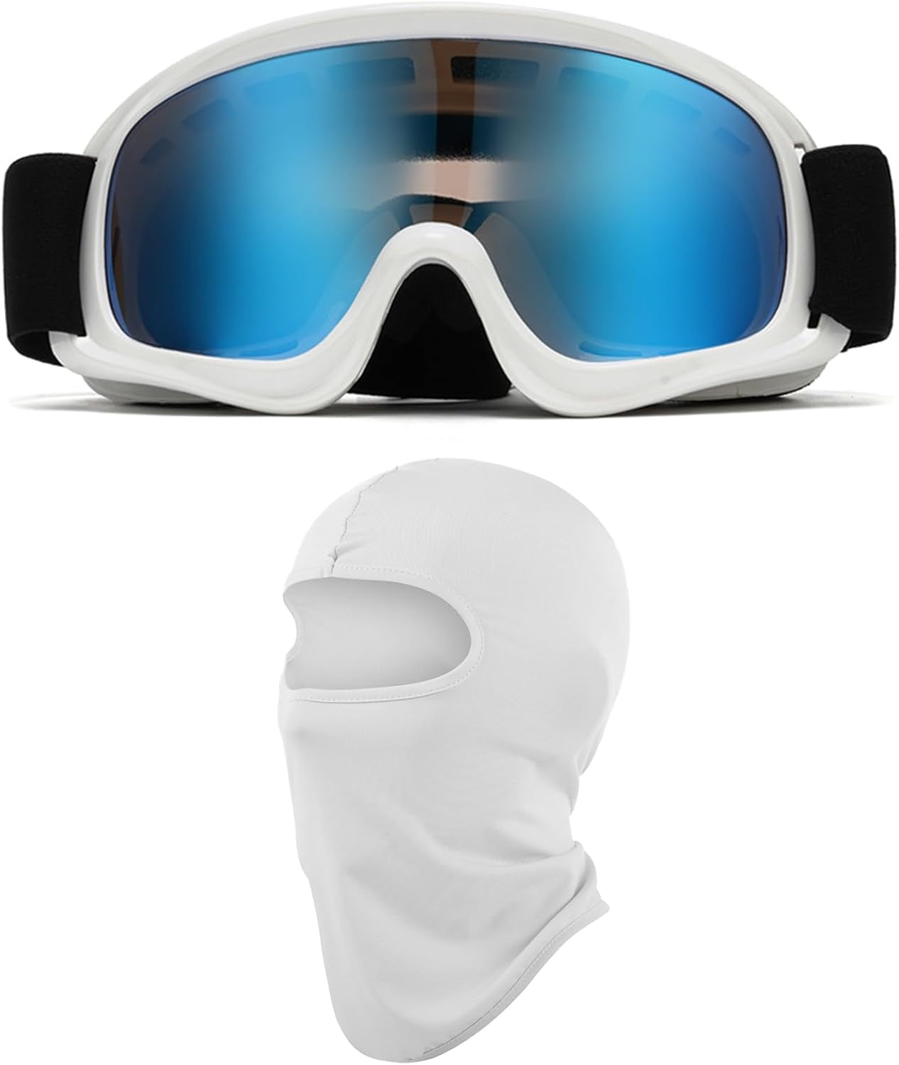 Kids Dirt Bike Goggles ATV Motorcycle Off-Road Riding Motocross Glasses with Sun UV Protection Balaclava Full Face Cover