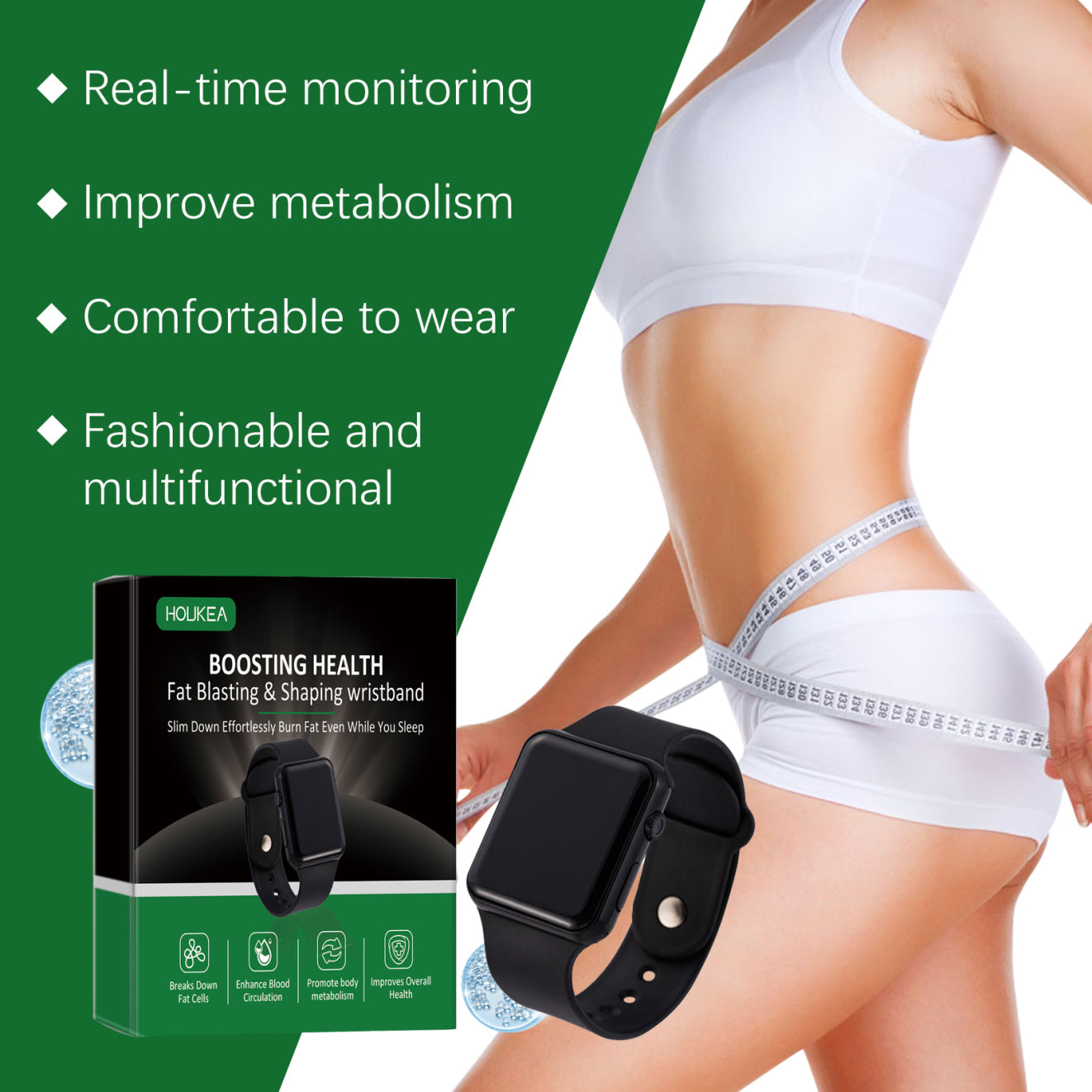 Houkea Sports Watch Daily Time Management, Sports Lightness, Beautiful Posture, Lazy Sports Watch