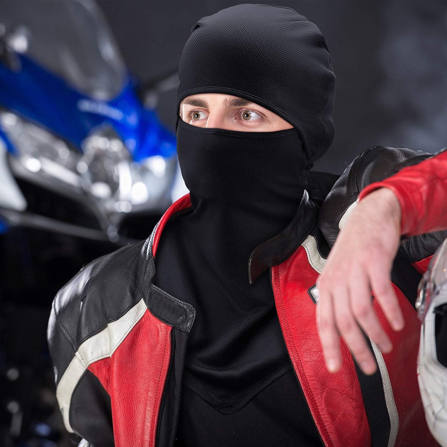 3 Piece Balaclava Face Cover Sun Protection Neck Cover Summer Balaclava Motorcycle Face Mask for Men Women
