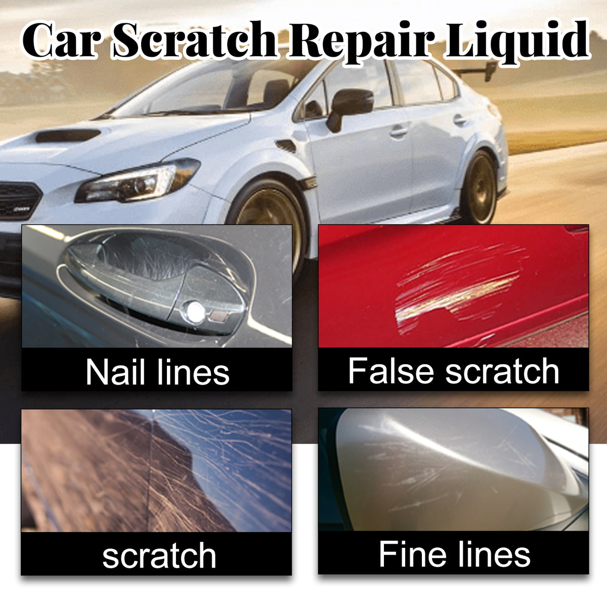 Rayhong Car Scratch Repair Liquid, Car Paint Scratches Scratch Paint Polishing Refurbishment Maintenance And Care Solution