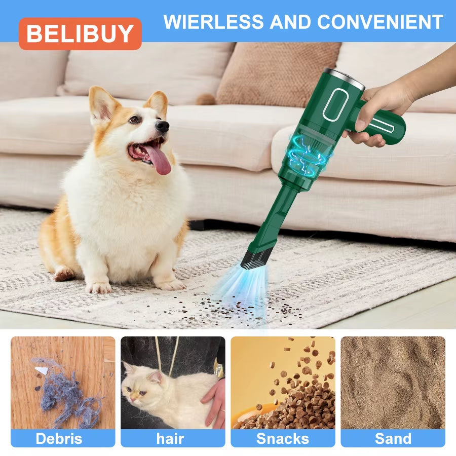 BELIBUY Wireless Car Vacuum Cleaner Home Appliance Sofa Cleaning Machine High-Power Household Carpet Cleaner Mini Vacuum Cleaner