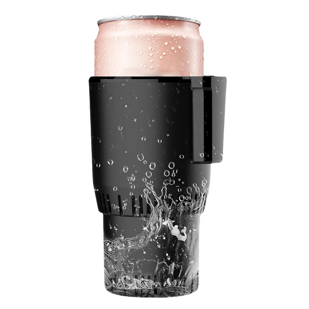 2 in 1 Auto Refrigerator Cooling Heating Cup 12V 36W Smart Car Cup Mug Holder Insulation Drink Cooler Cup for Outdoor Travelling