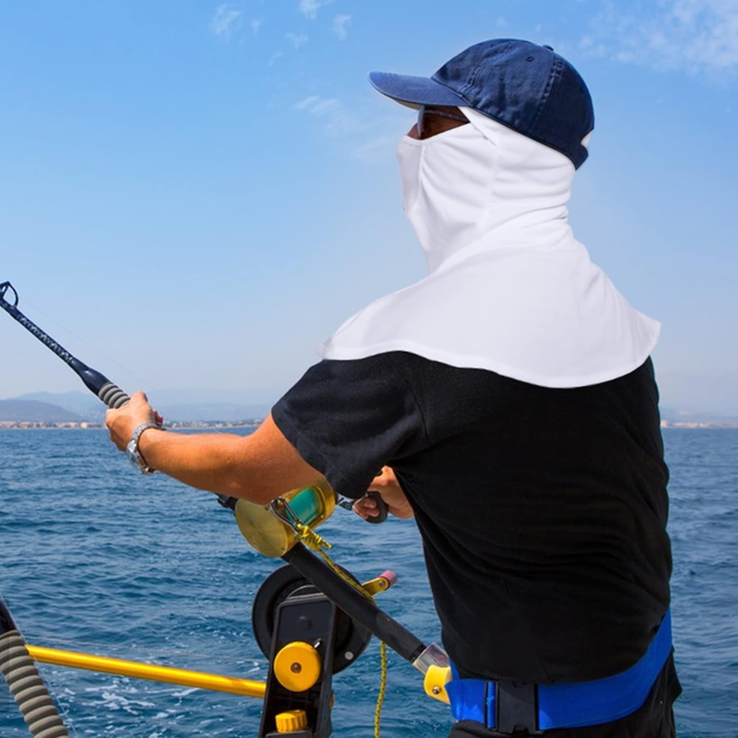 Balaclava - Summer Sun Protection Motorcycle Fishing Sun Mask Breathable Windproof Long Face Mask for Men Women