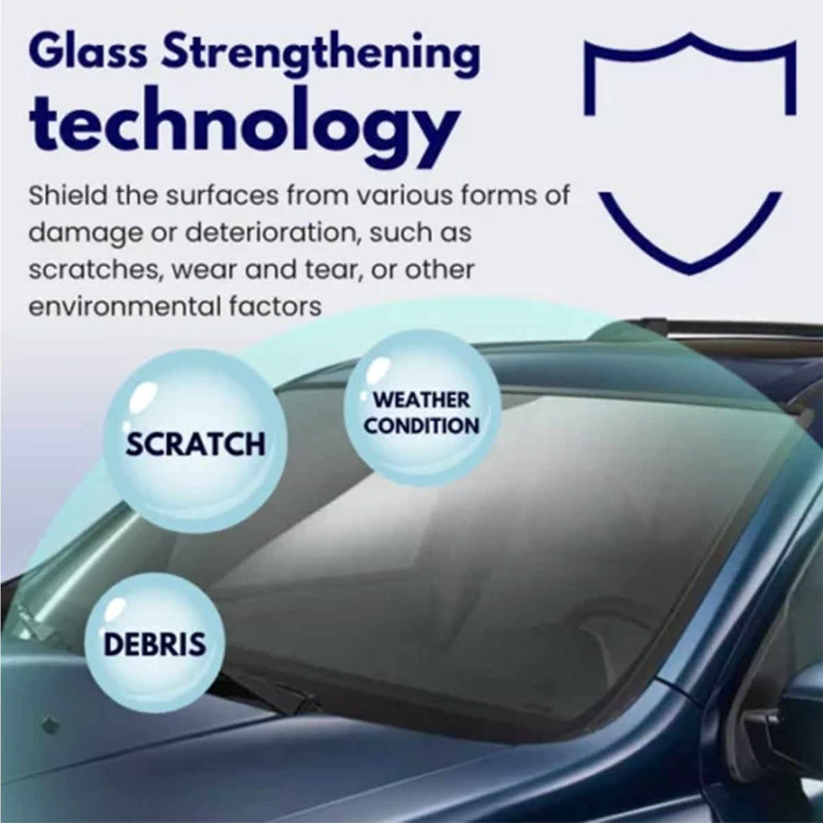 Rayhong Anti-Fog Spray, Car Windscreens Long-Lasting Anti-Fog Anti-Rain And Cleaning Spray