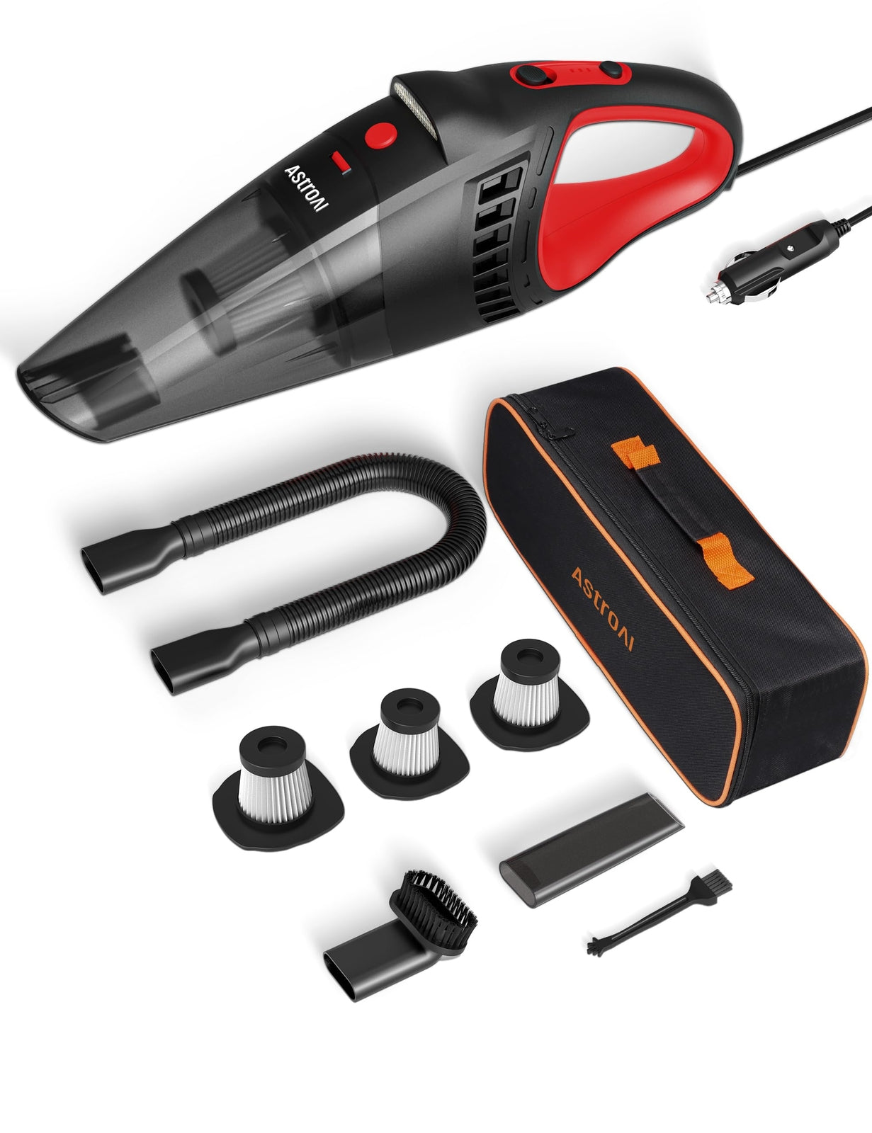 Car Vacuum DC 12V High Power Portable Handheld Auto Vacuum Cleaner for Car