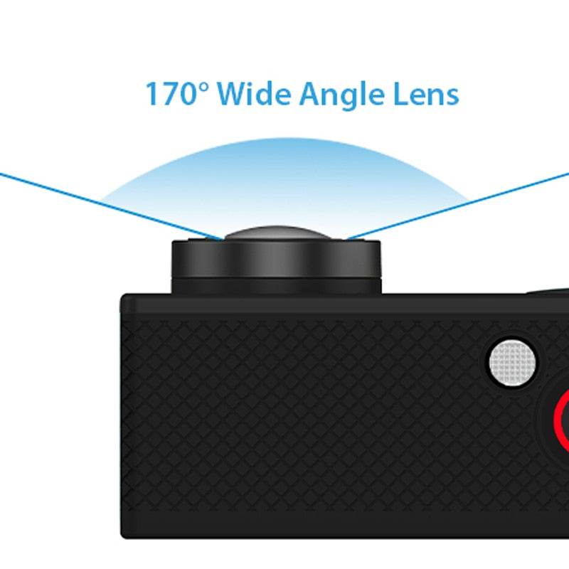 ორიგინალი EKEN-ის მოქმედი კამერა, eken H9 Ultra HD 4K WiFi დისტანციური მართვის მქონე სპორტული ვიდეოკამერა, DVR, DV go, წყალგაუმტარი პროფესიონალური კამერა