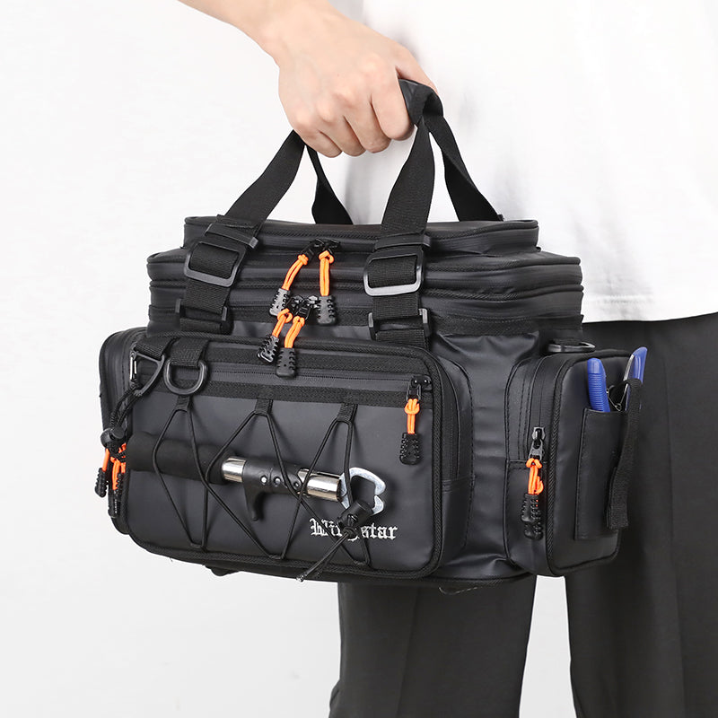 Luya Bag-ი ცალმხრივი ზურგჩანთით სათევზაო ჩანთით, რომელიც გადაჯვარედინებულია სათევზაო აღჭურვილობისთვის, ჯოხის ჩანთით. 