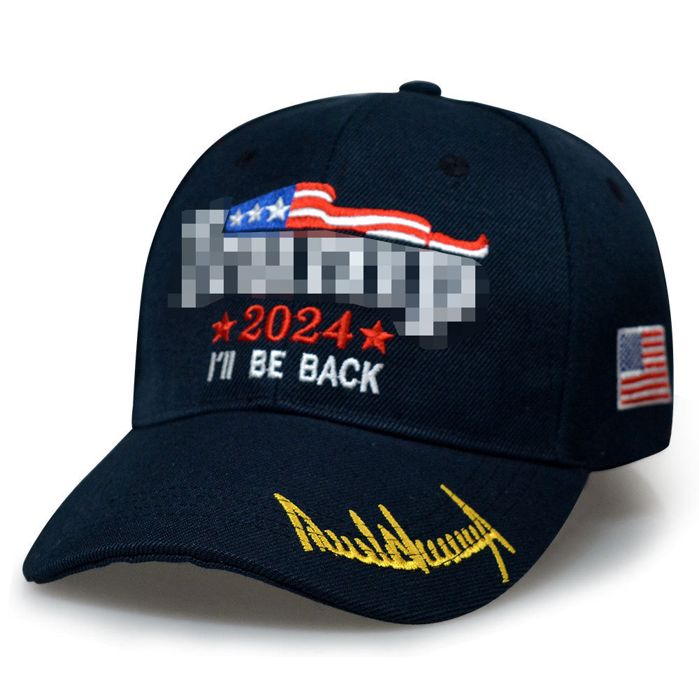 ქუდი ბეისბოლის ქუდი მზისგან დამცავი ამერიკული საარჩევნო ქუდი ტრამპის ქუდი