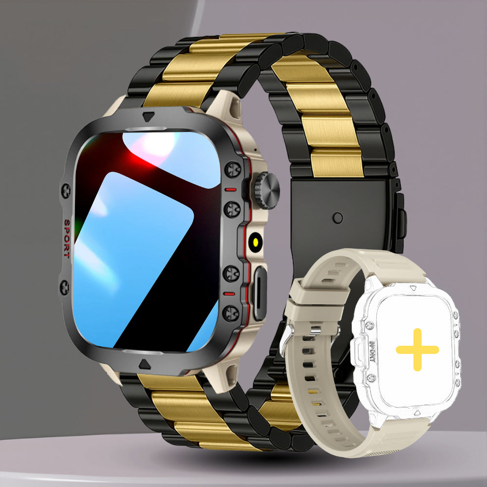 ჭკვიანი სპორტული გარე სმარტ საათი ფიტნეს ტრეკერი H19 გულისცემის სიხშირის ნაბიჯებით ძილის Bluetooth ზარი iOS-ისთვის