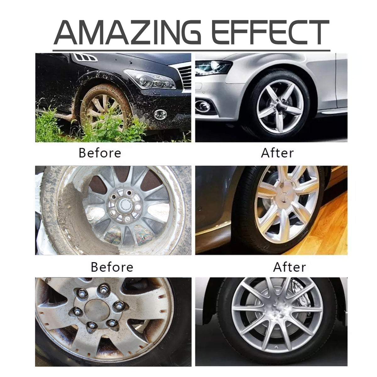 Jaysuing Car Brake Cleaner, Brake Disc Parts Wheel Hub Decontamination Polishing Maintenance Rust Remover