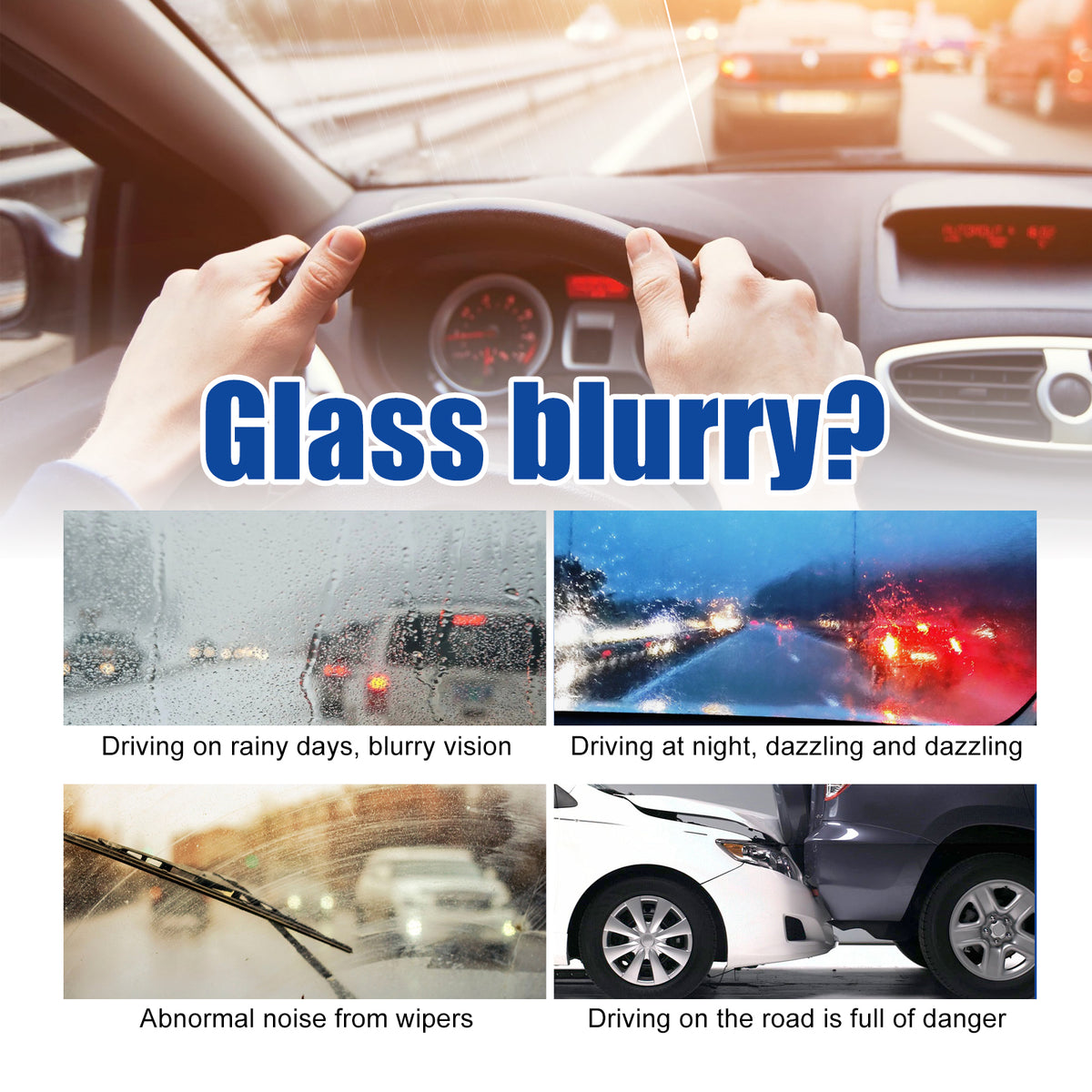 2 In 1 Car Oil Film Cleaner Oil Film Cleaner For Car Front Windshield Window Stains
