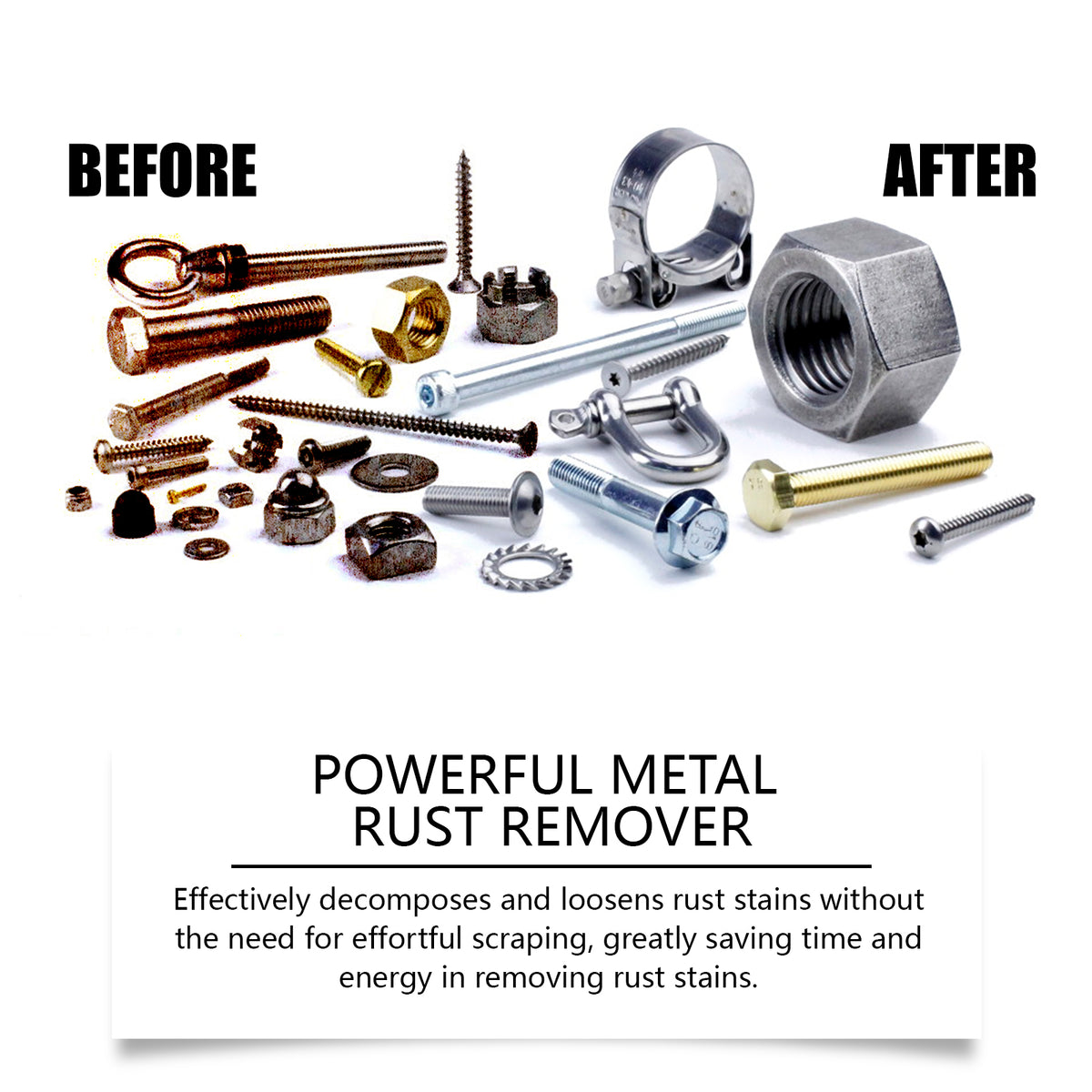 Rayhong Metal Rust Remover, Vehicle Cleaning Paint Tire Rust Remover And Rust Remover Curing Agent