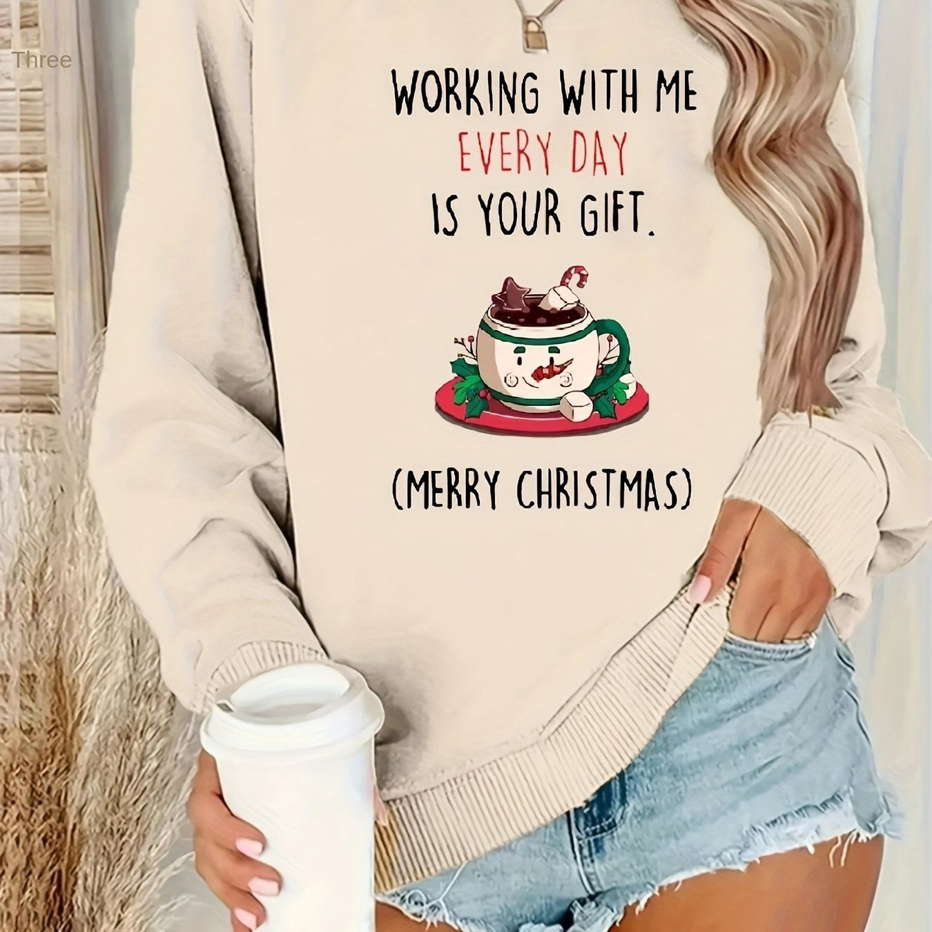 [Cozy Christmas Sweatshirt] Christmas Cozy Plus Size Sweatsh