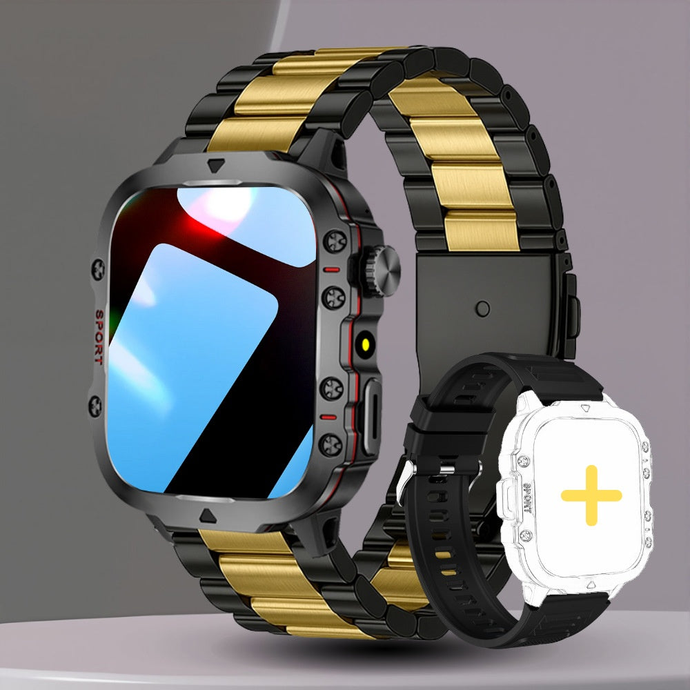 ჭკვიანი სპორტული გარე სმარტ საათი ფიტნეს ტრეკერი H19 გულისცემის სიხშირის ნაბიჯებით ძილის Bluetooth ზარი iOS-ისთვის