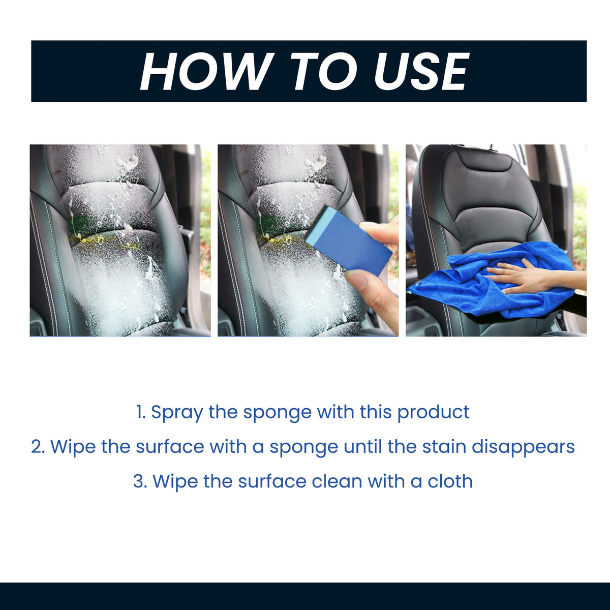 Interior Coating Agent, Instrument Panel Seat Leather Multi-Purpose Refurbishment Cleaning Agent