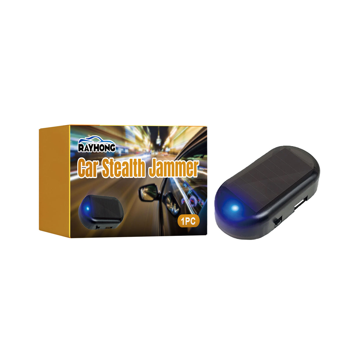 Car Stealth Jammer, Portable Radio Jammer With Adjustable Blocking Signal Coverage