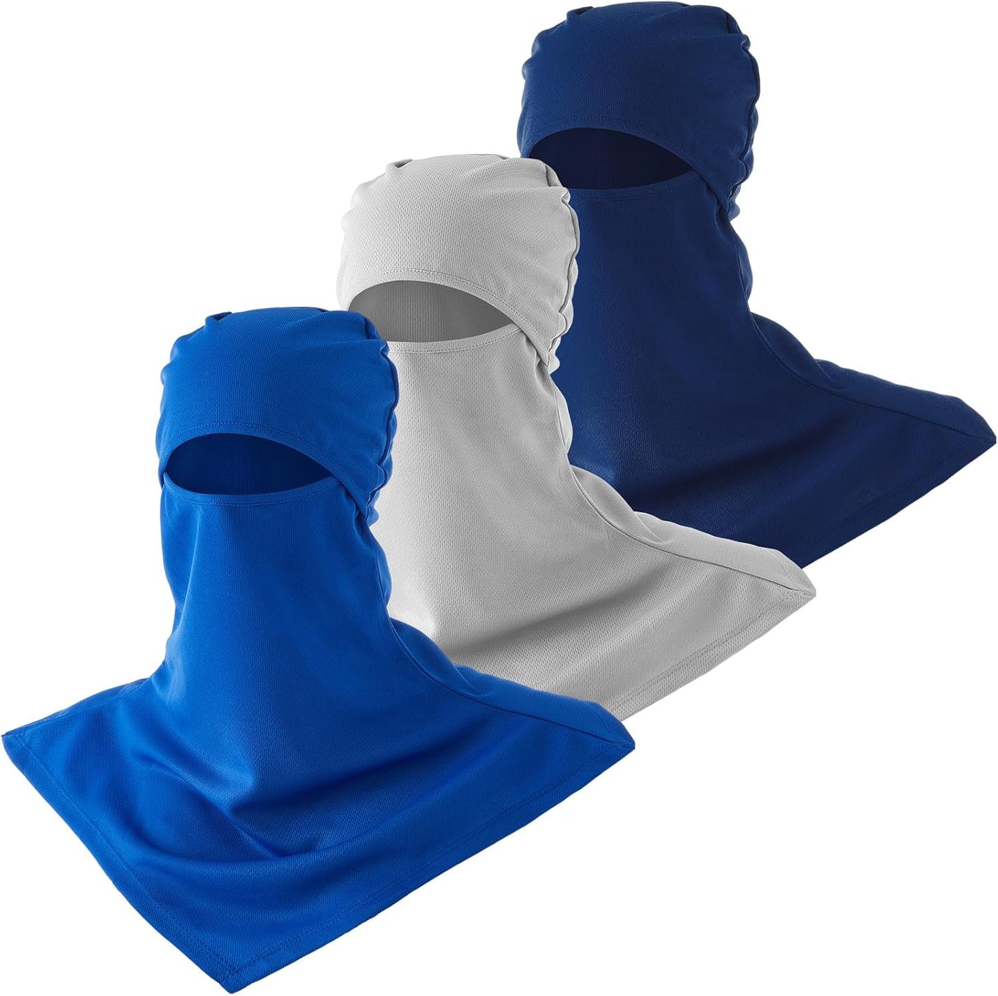 3 Piece Balaclava Face Cover Sun Protection Neck Cover Summer Balaclava Motorcycle Face Mask for Men Women