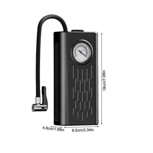 Air Pump for Car Tires Wireless Pump with Pointer Pressure Gauge Air Pump Portable Tire Pump for Car Tires Motorcycles Balls