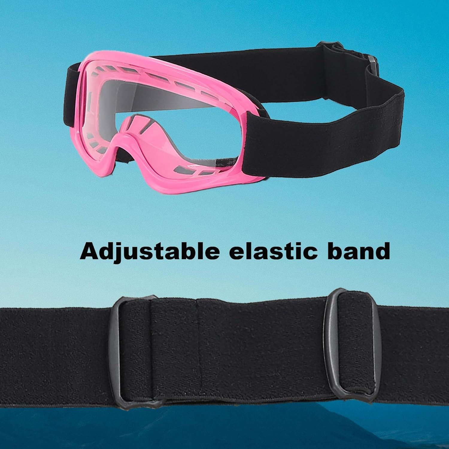 Kids Dirt Bike Goggles ATV Motorcycle Off-Road Riding Motocross Glasses with Sun UV Protection Balaclava Full Face Cover