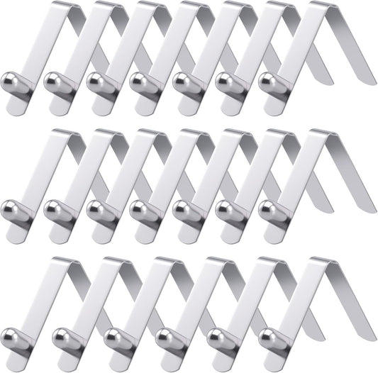 Tent Pole Clips 20Pcs, Tent Pole Push Button Spring Clip 6Mm, Kayak Paddle Clip Spring Snap Clips Locking Tube Pin for Camping Kayak Paddle Tent Pole